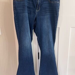 Maurices Dark Blue Flare Jeans